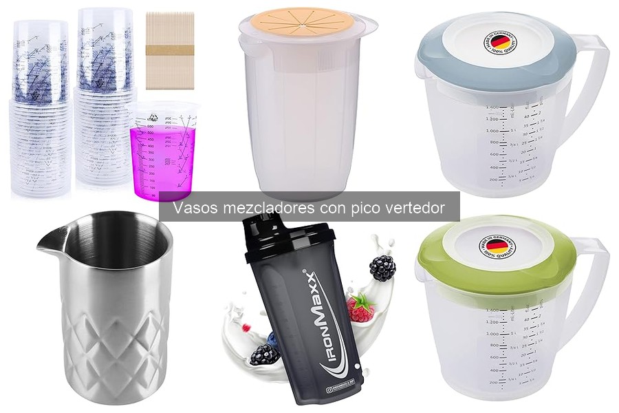 Alternativas a los vasos mezcladores con pico vertedor