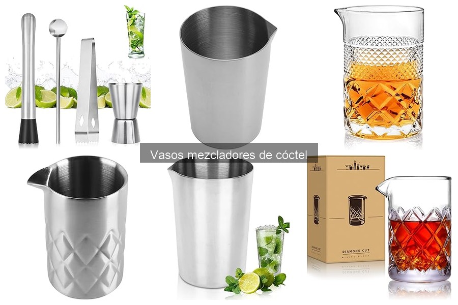 Alternativas a los Vasos Mezcladores de Cóctel para Tu Bar