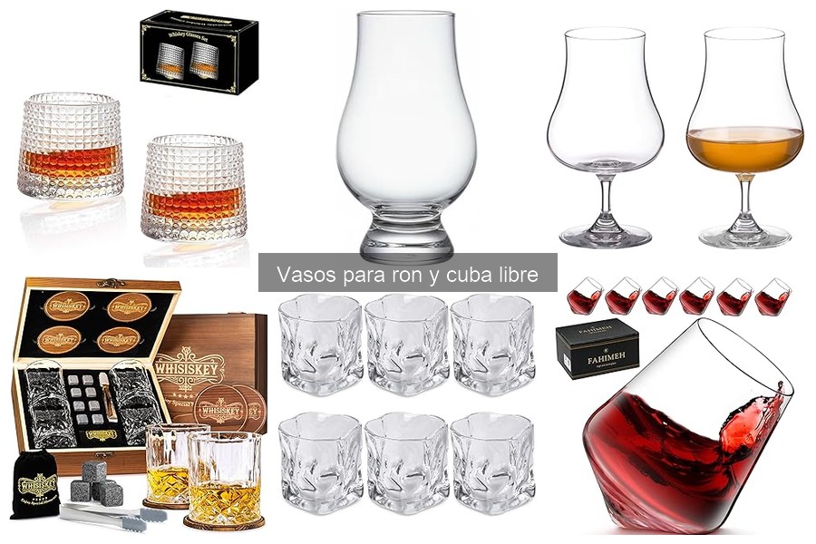 Alternativas a los vasos para ron y cuba libre