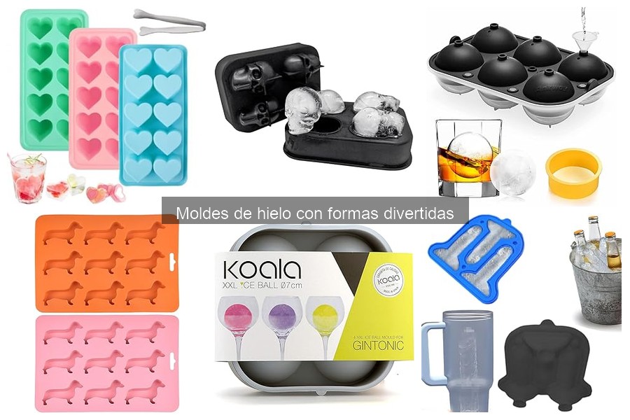 Alternativas a moldes de hielo divertidos para enfriar bebidas