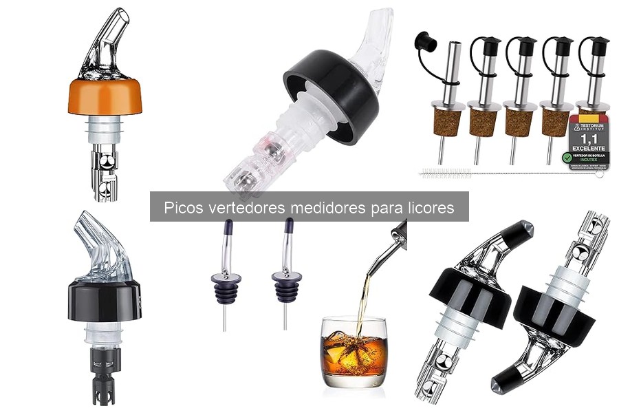 Alternativas a picos vertedores medidores para licores