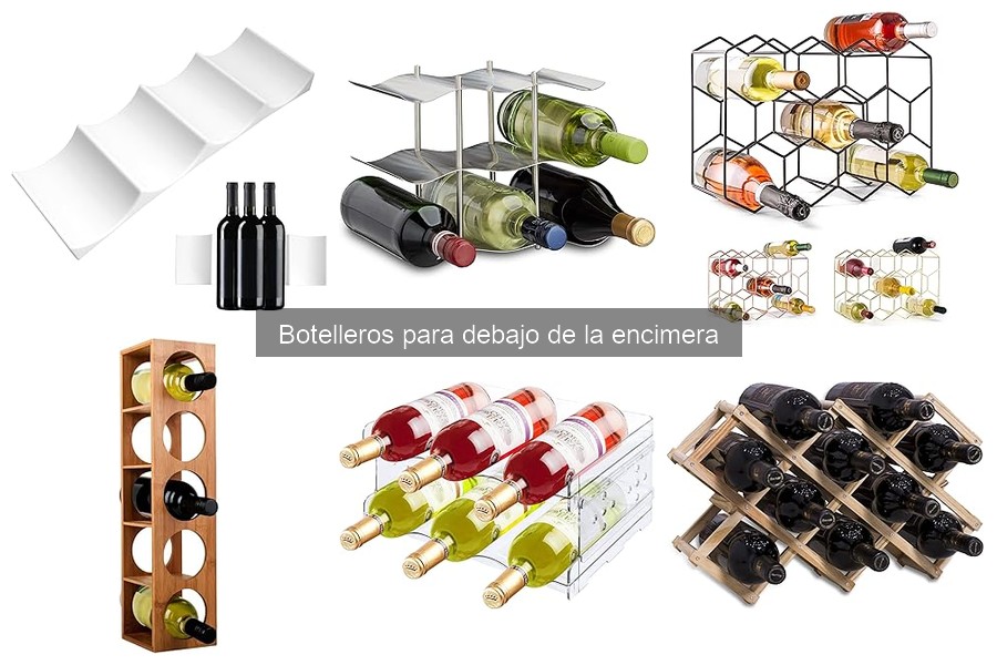 Alternativas al botellero debajo de la encimera
