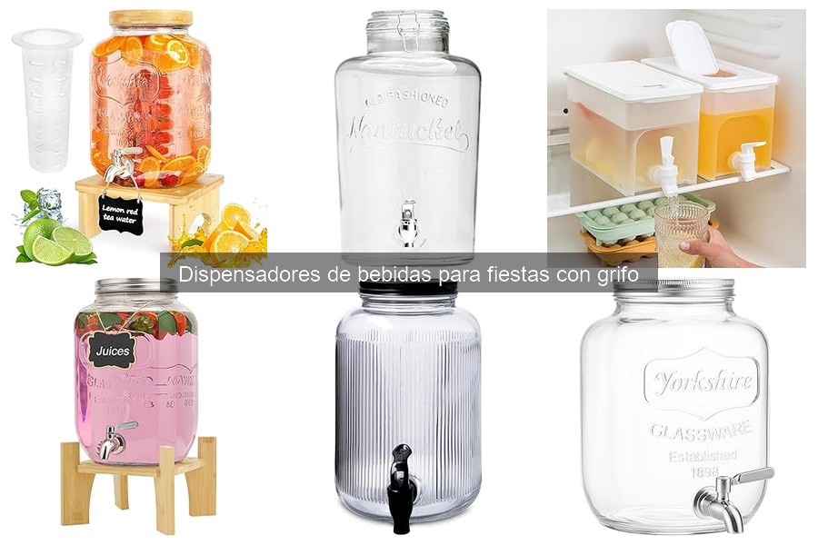 Alternativas al dispensador de bebidas con grifo para fiestas