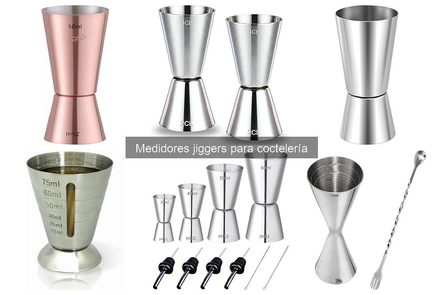 Alternativas al Jigger: Medidores para Coctelería en Casa