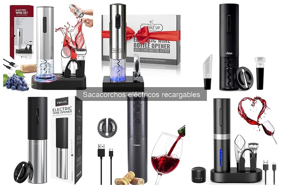 Alternativas al Sacacorchos Eléctrico Recargable