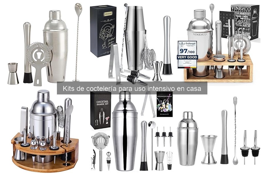 Alternativas compactas a kits de coctelería para casa