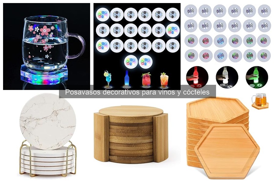 Alternativas Creativas a Posavasos Decorativos para Bebidas