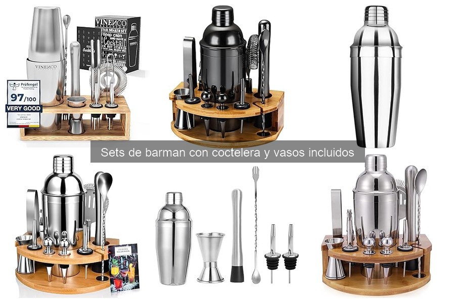 Alternativas económicas a sets de barman para cócteles