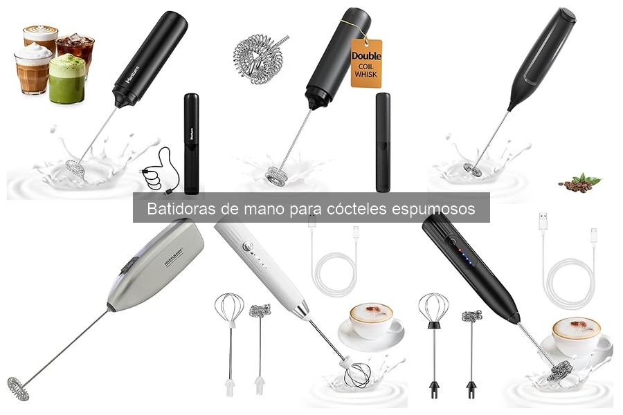 Batidoras de mano vs. eléctricas para cócteles: ¿cuál elegir?