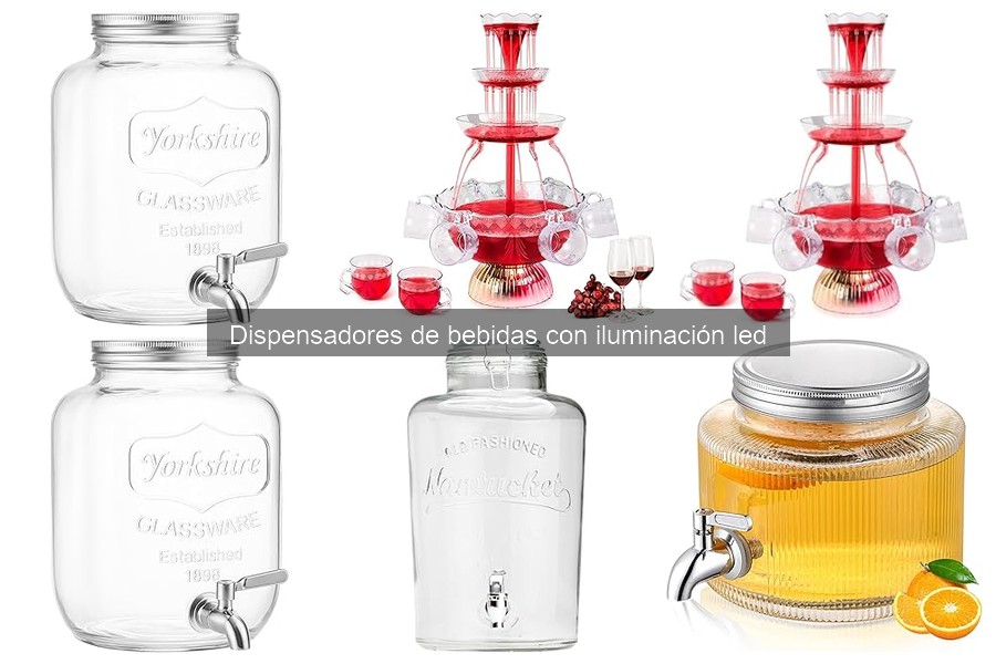 Beneficios de los dispensadores de bebidas con iluminación LED
