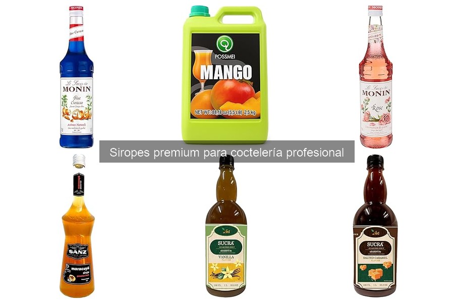 Beneficios de los siropes premium en coctelería profesional