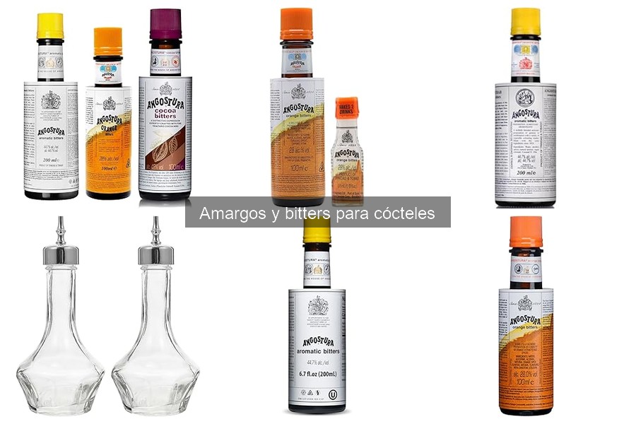 Beneficios de usar amargos y bitters en cócteles