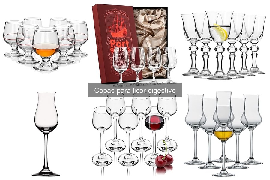 Beneficios de usar copas específicas para licor digestivo