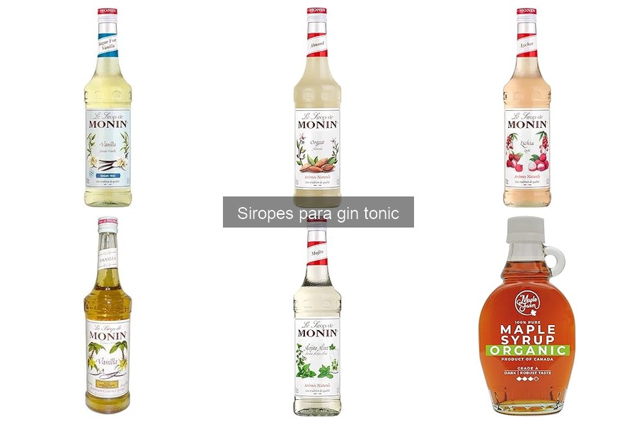 Beneficios de usar siropes en gin tonic: ¡Descubre cómo!