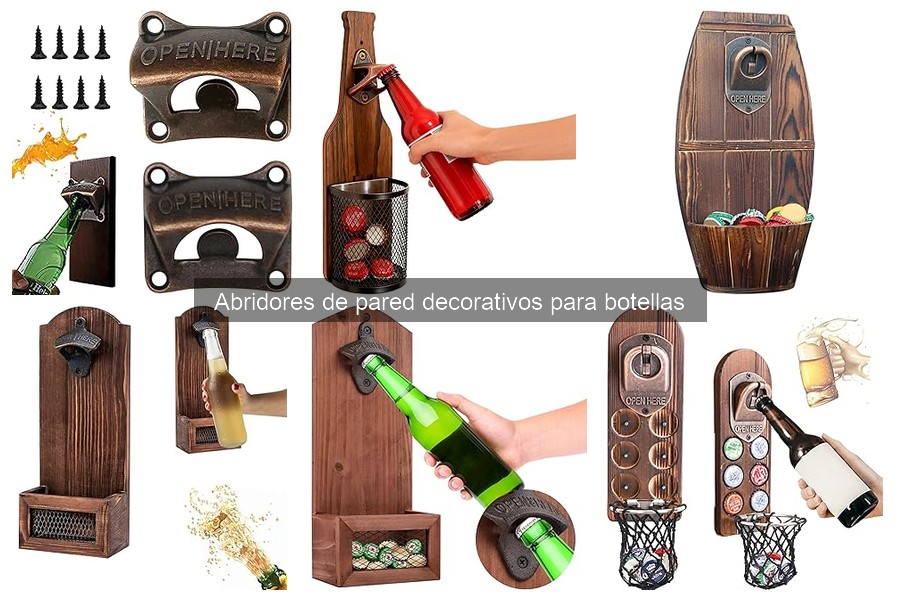 Beneficios de usar un abridor de pared decorativo para botellas