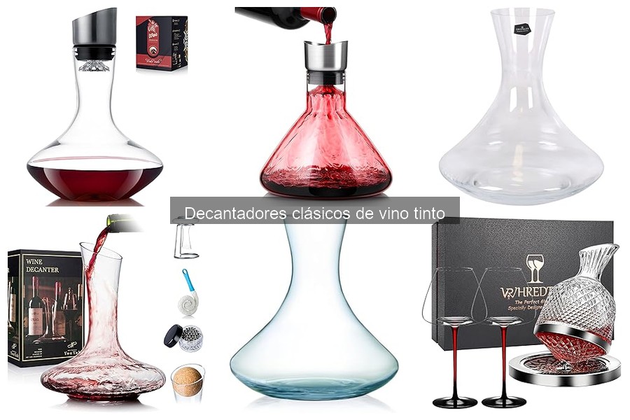 Beneficios de usar un decantador de vino tinto