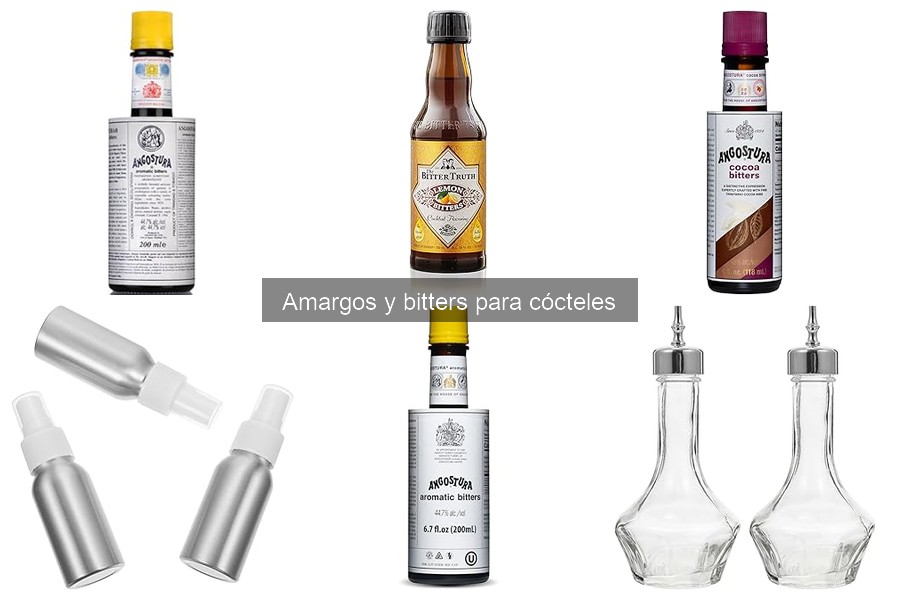 Bitters sin alcohol: opciones y recetas para cócteles