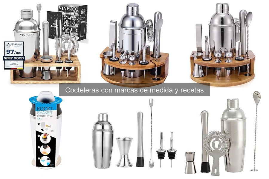 Coctelera con marcas de medida vs. coctelera estándar: ¿Cuál elegir?