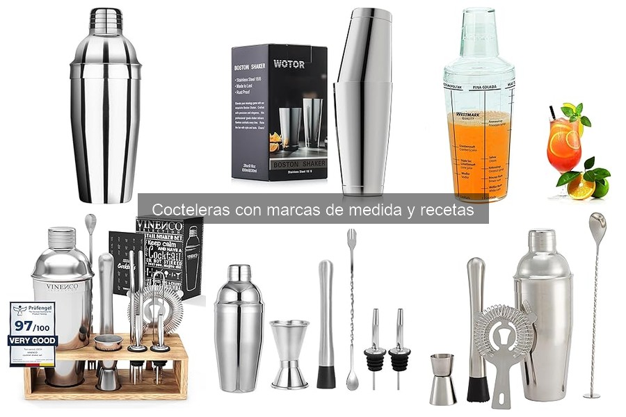 Coctelera con Marcas de Medida y Recetas: ¿Qué Es y Cómo Usarla?