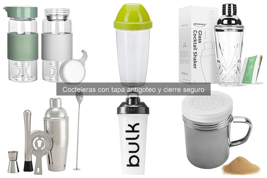 Cocteleras Antigoteo vs Tradicionales: ¿Cuál Elegir?