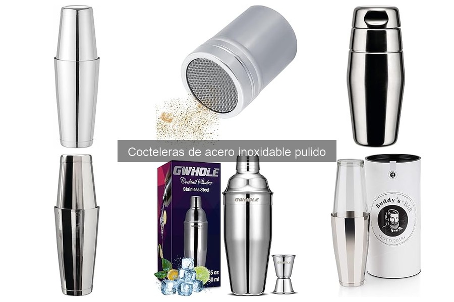 Cocteleras de acero inoxidable con accesorios: ¿son rentables?