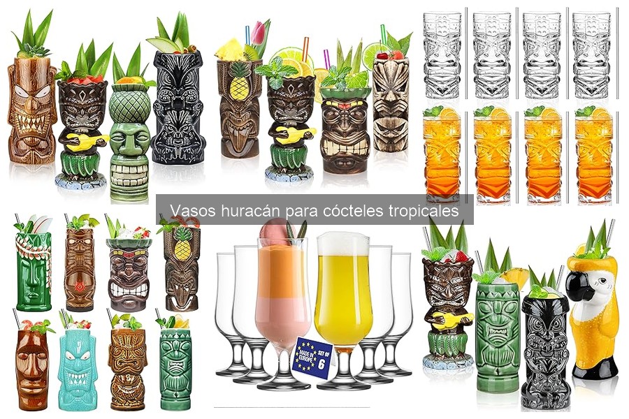 Cócteles Perfectos para Servir en Vasos Huracán