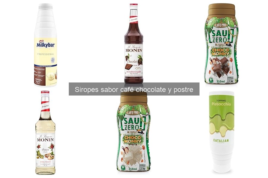 Cómo almacenar siropes de café, chocolate y postre correctamente