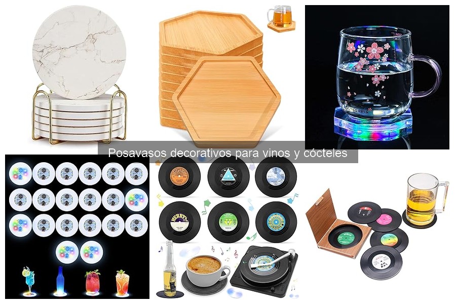 Cómo cuidar y limpiar posavasos decorativos para bebidas