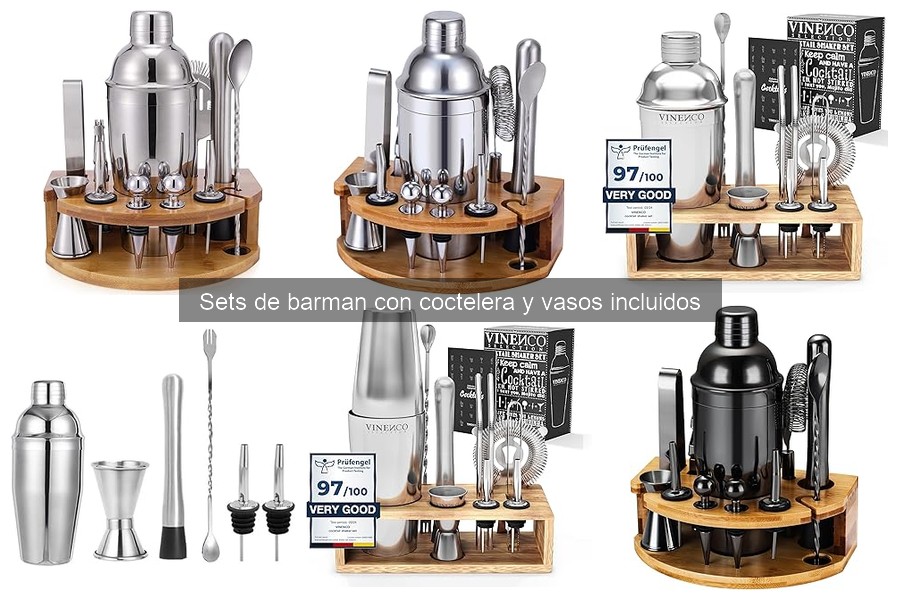 Cómo cuidar y mantener tu set de barman en casa