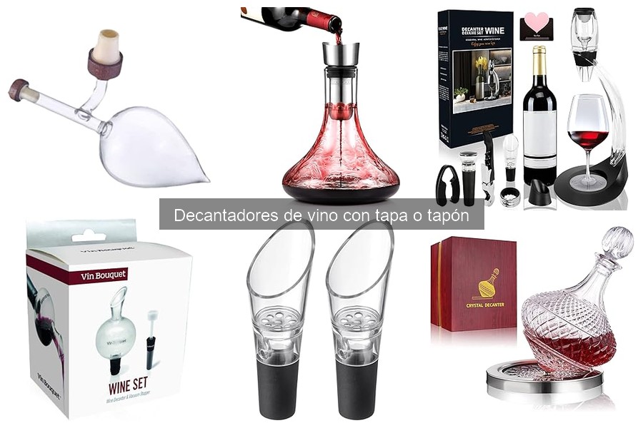 Cómo el diseño de decantadores con tapa influye en el vino