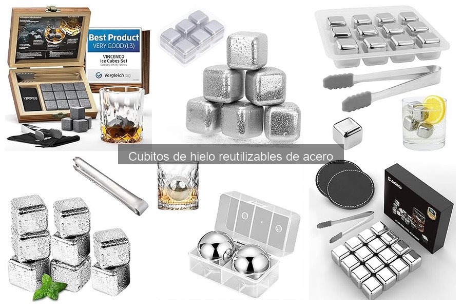 Cómo Elegir Cubitos de Hielo Reutilizables de Acero