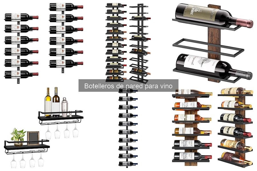 Cómo elegir el botellero de pared ideal para vino