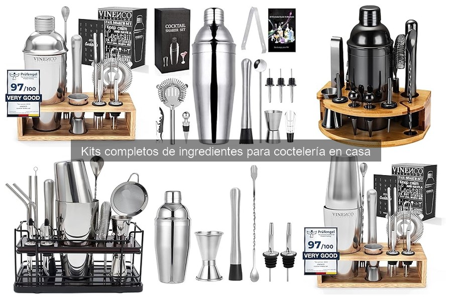 ¿Cómo elegir el mejor kit de coctelería para casa?