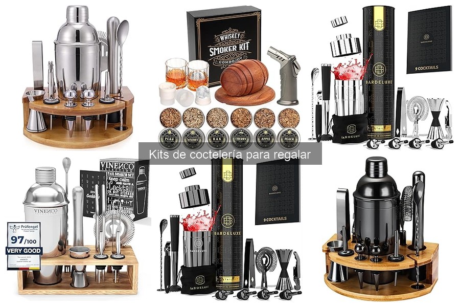 Cómo elegir el mejor kit de coctelería para regalar