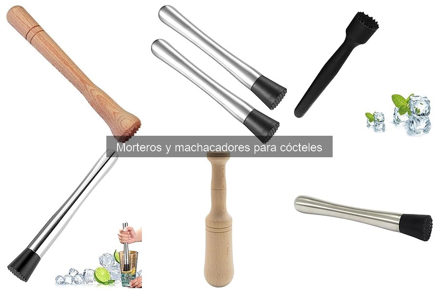 Cómo elegir el mejor mortero y machacador para cócteles