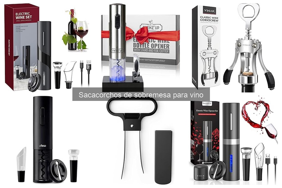 Cómo elegir el mejor sacacorchos de sobremesa para vino