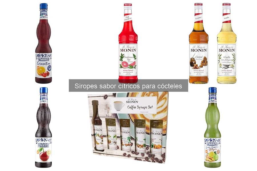 Cómo elegir el mejor sirope de sabor cítrico para cócteles