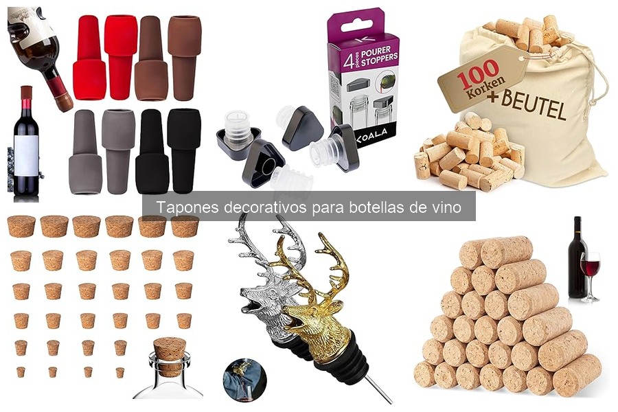 Cómo elegir el mejor tapón decorativo para tu vino