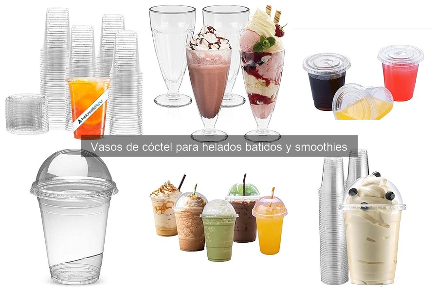 Cómo elegir el mejor vaso de cóctel para helados y batidos