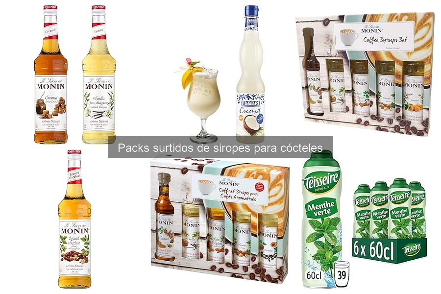 Cómo elegir el pack de siropes perfecto para cócteles