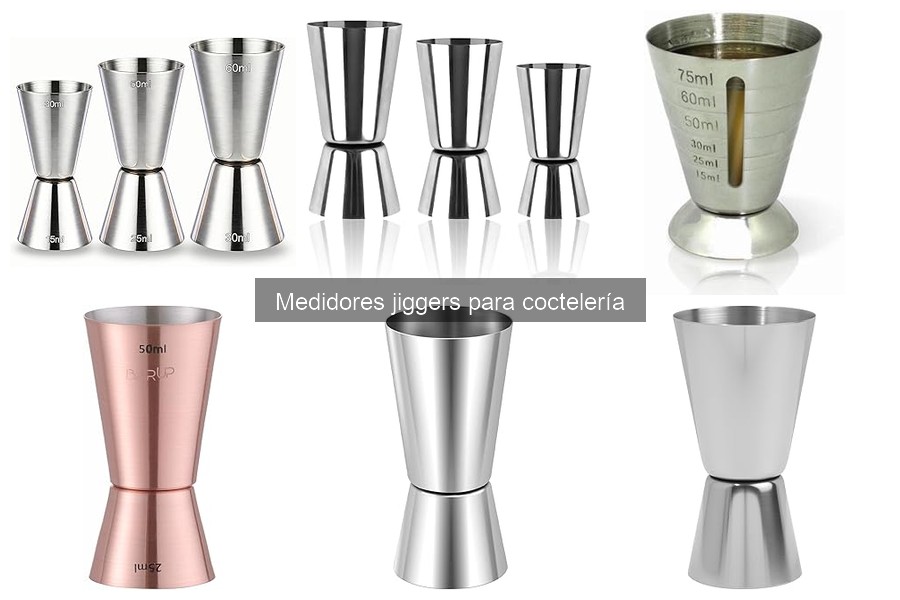 Cómo elegir el tamaño ideal de medidores jiggers para cocteles