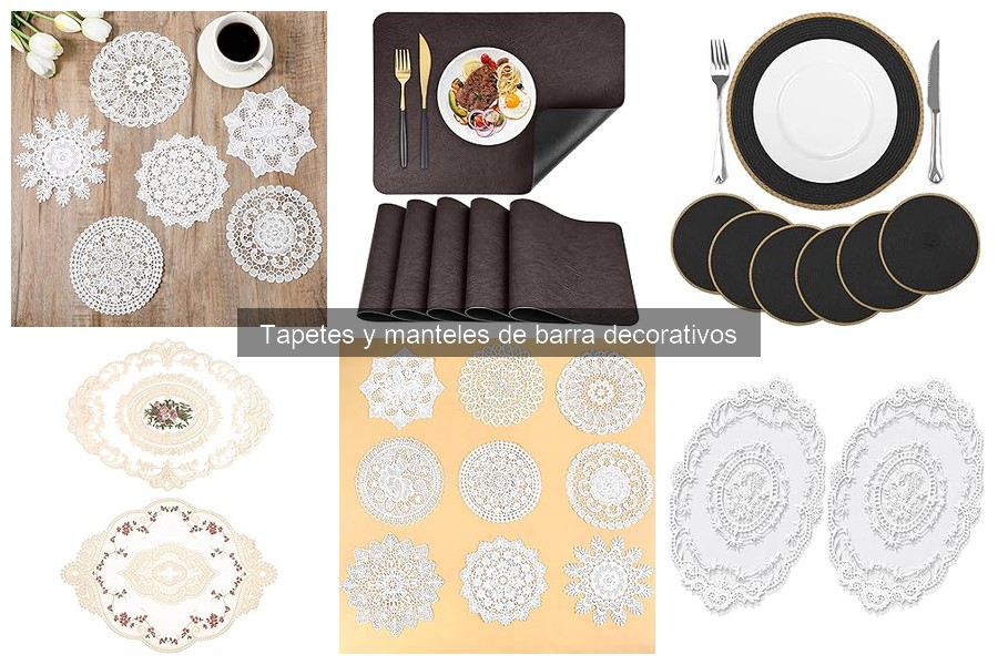 Cómo elegir el tapete ideal para tu barra decorativa