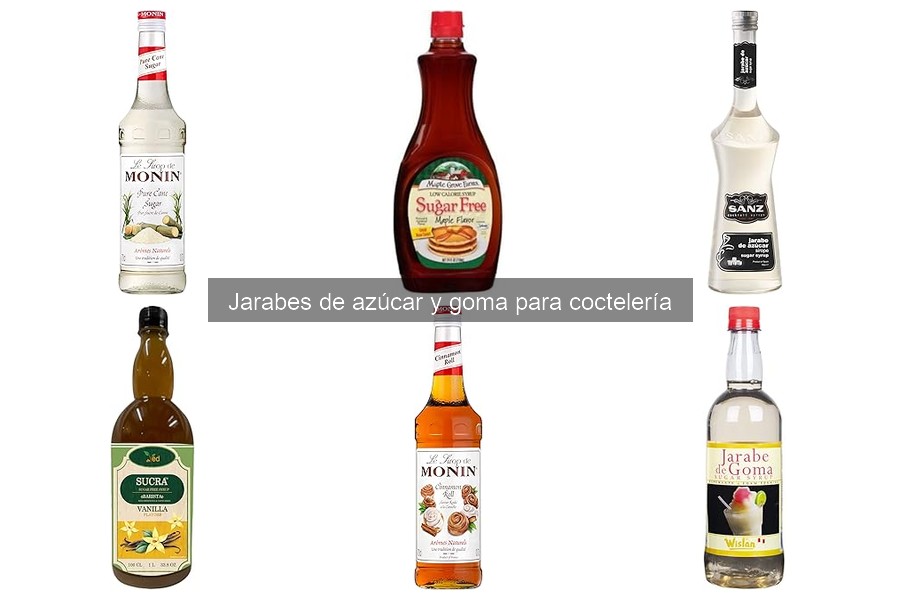 Cómo elegir jarabes de azúcar y goma para tus cócteles