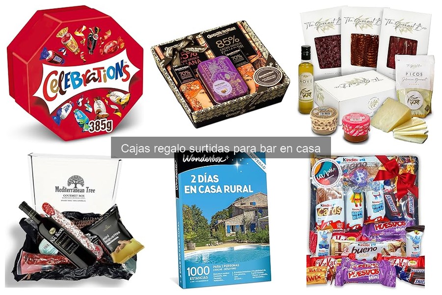 Cómo elegir la caja regalo surtida perfecta para bar en casa