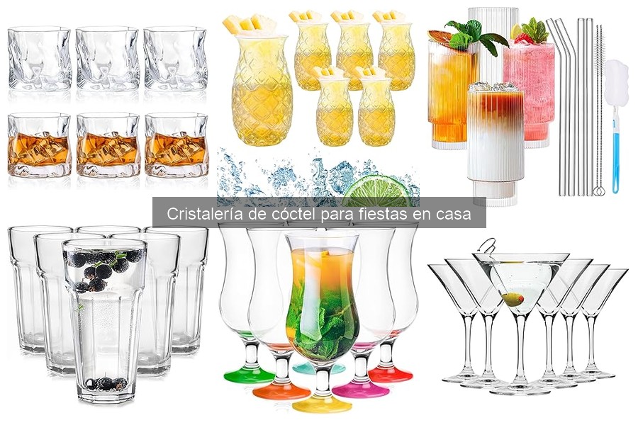 Cómo elegir la cristalería adecuada para cócteles