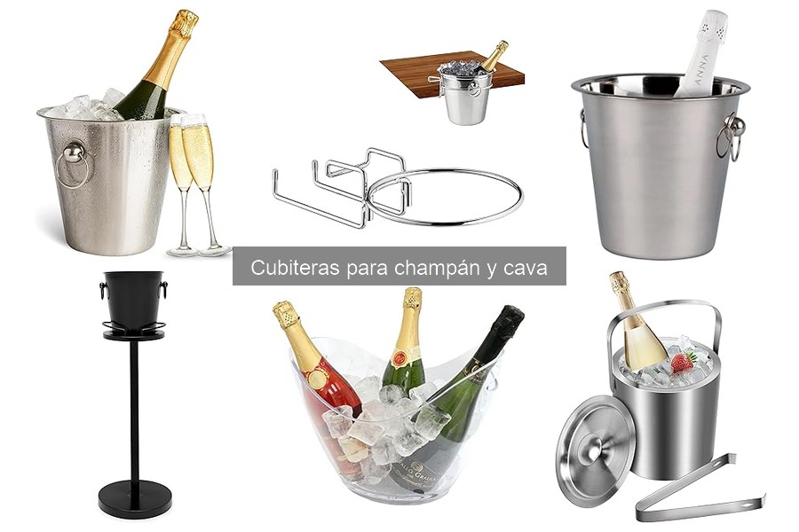 Cómo elegir la cubitera perfecta para champán y cava