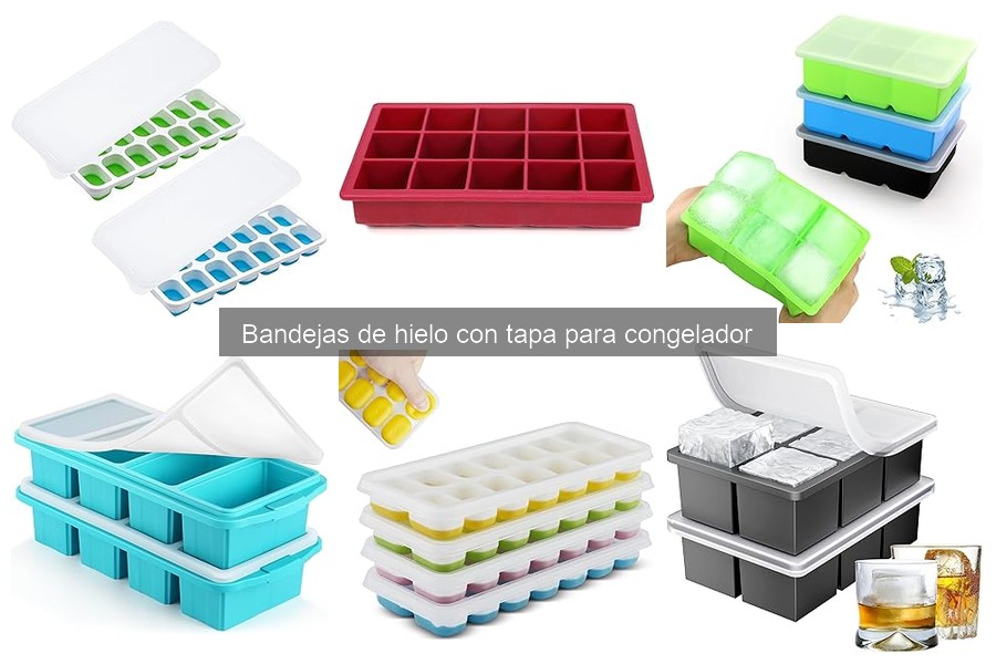 Cómo elegir la mejor bandeja de hielo con tapa para congelador