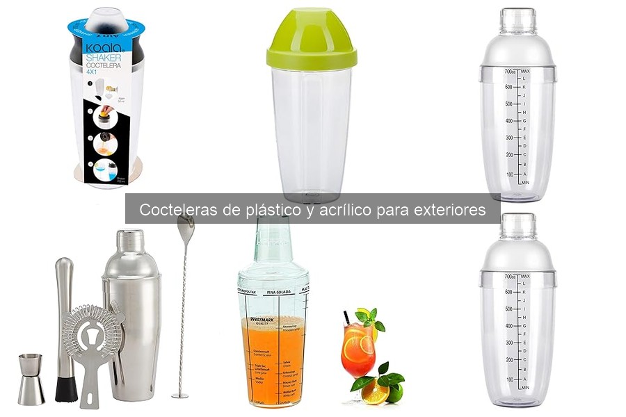 Cómo elegir la mejor coctelera de plástico para exteriores