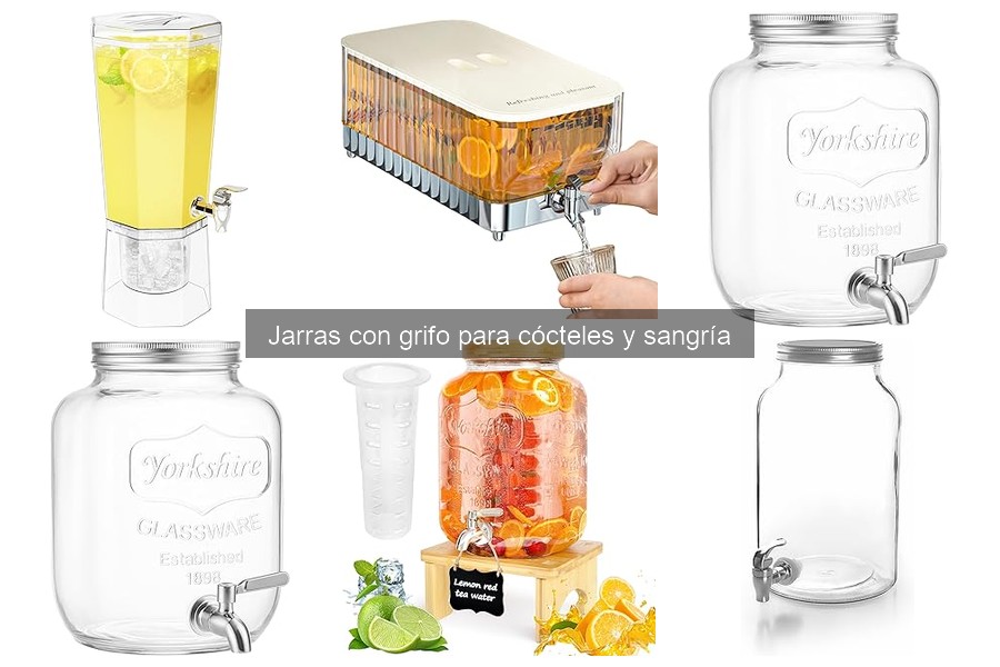 Cómo elegir la mejor jarra con grifo para cócteles