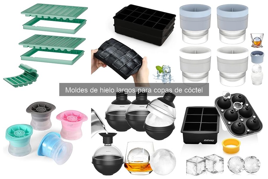 Cómo elegir moldes de hielo largos para cócteles
